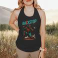 Backstop Catcher Baseball Graphic Flowy Tank