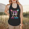 Baseball 13 Year Ice Cream Drip 13th Bday Official Teenager Flowy Tank Baseball 13 Year Ice Cream Drip 13th Bday Official Teenager Flowy Tank