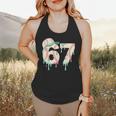 Baseball 67 Drip Six Seven Baseball Dripping Boys Kids Flowy Tank