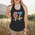 Baseball 67 Ice Cream Drip Skeleton Six Seven Boys Meme Flowy Tank