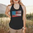 Baseball American Flag Patriotic USA Pride Flowy Tank