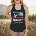 Baseball Or Bows Your Daddy Loves You Gender Reveal Matching Flowy Tank Baseball Or Bows Your Daddy Loves You Gender Reveal Matching Flowy Tank