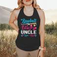 Baseball Or Bows Uncle Loves You Gender Reveal Flowy Tank Baseball Or Bows Uncle Loves You Gender Reveal Flowy Tank