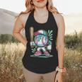 Baseball Character Cartoon Batter Drip Style Women Men Flowy Tank Baseball Character Cartoon Batter Drip Style Women Men Flowy Tank