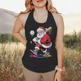 Baseball Christmas Santa Claus Batter Baseball Drip Flowy Tank Baseball Christmas Santa Claus Batter Baseball Drip Flowy Tank