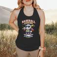 Baseball Cute Youth Ice Cream Valentine Day Sporty Fun Flowy Tank