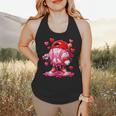 Baseball Drip Valentine Sports Vday Ice Cream Drip Heart Flowy Tank