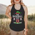 The Baseball Elf Christmas Sport Lovers Xmas Elf Flowy Tank