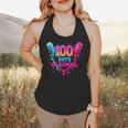 Baseball Ice Cream Drip 100 Days Of School Boys Girls 100th Flowy Tank