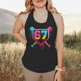Baseball Ice Cream Drip 67 Meme Six Seven 67th Birthday Flowy Tank Baseball Ice Cream Drip 67 Meme Six Seven 67th Birthday Flowy Tank