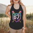 Baseball Ice Cream Drip 67 Player Dabbing Six Seven Boys Flowy Tank