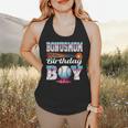 Baseball Ice Cream Drip Bonus Mom Of The Birthday Boy Flowy Tank