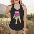 Baseball Ice Cream Drip Home Plate Glove Respect Drip 2 Side Flowy Tank