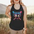 Baseball Ice Cream Drip Number 67 Player 67th Birthday 6 7 Flowy Tank
