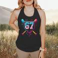 Baseball Ice Cream Drip Number 67 Player 67th Birthday 67 Flowy Tank Baseball Ice Cream Drip Number 67 Player 67th Birthday 67 Flowy Tank