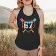 Baseball Ice Cream Drip Number 67 Player Six Seven Meme 6 7 Flowy Tank Baseball Ice Cream Drip Number 67 Player Six Seven Meme 6 7 Flowy Tank