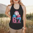 Baseball Ice Cream Drip Six Seven Gen Alpha Meme 67 Flowy Tank