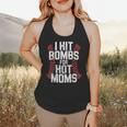 Baseball Joke Tee I Hit Bombs For Hot Moms Player Pitcher Flowy Tank Baseball Joke Tee I Hit Bombs For Hot Moms Player Pitcher Flowy Tank