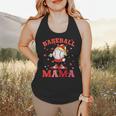 Baseball Mama Sports Mom Baseball Valentine Drip Girls Women Flowy Tank