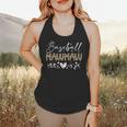 Baseball Mawmaw Leopard Baseball Heart Flowy Tank