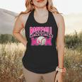 BASEBALL MOM BREAST CANCER RIBBON PINK SPORTS MOM Flowy Tank BASEBALL MOM BREAST CANCER RIBBON PINK SPORTS MOM Flowy Tank