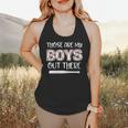 Baseball Mom And Grandma Those Are My Boys Baseball Game Flowy Tank Baseball Mom And Grandma Those Are My Boys Baseball Game Flowy Tank
