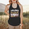 Baseball Mom Leopard Print Loud And Proud With Ball & Bat Flowy Tank