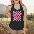 Baseball Mom And Pink Grid Sports Mother Mama Player Flowy Tank Baseball Mom And Pink Grid Sports Mother Mama Player Flowy Tank