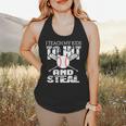 Baseball Mom Quote I Teach My Kids To Hit And Steal Flowy Tank Baseball Mom Quote I Teach My Kids To Hit And Steal Flowy Tank