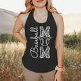 Baseball Mom Tee Leopard Mother's Day Grandma Flowy Tank