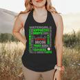 Baseball Mom Traits For Great Mothers Grey And Green Flowy Tank