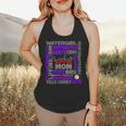 Baseball Mom Traits For Great Mothers Grey And Purple Flowy Tank Baseball Mom Traits For Great Mothers Grey And Purple Flowy Tank