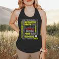 Baseball Mom Traits For Great Mothers Grey And Yellow Flowy Tank