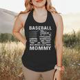 Baseball Mommy Mom USA Flag 4th Of July Flowy Tank Baseball Mommy Mom USA Flag 4th Of July Flowy Tank