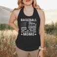 Baseball Momo Mom USA Flag 4th Of July Flowy Tank