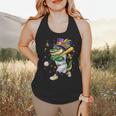 Baseball Player Mardi Gras Alligator Carnival Costume Beads Flowy Tank Baseball Player Mardi Gras Alligator Carnival Costume Beads Flowy Tank