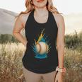 Baseball Splash Team Player For Kids Men Women Flowy Tank