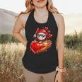 Baseball Valentine's Day Drip Ice Cream Team Flowy Tank Baseball Valentine's Day Drip Ice Cream Team Flowy Tank