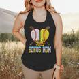 Bonus Mom Of Both Half Baseball Softball Ice Cream Drip Flowy Tank Bonus Mom Of Both Half Baseball Softball Ice Cream Drip Flowy Tank