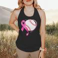 Breast Cancer Awareness Baseball Mom Flowy Tank