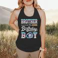 Brother Of The Birthday Boy Baseball Ice Cream Drip Matching Flowy Tank