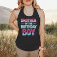 Brother Of The Birthday Boy Ice Cream Baseball Family Party Flowy Tank Brother Of The Birthday Boy Ice Cream Baseball Family Party Flowy Tank
