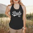 Bruh Baseball Style Number 41 Sports Bro Slang Meme Brother Flowy Tank Bruh Baseball Style Number 41 Sports Bro Slang Meme Brother Flowy Tank