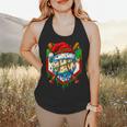 Christmas Baseball Ice Cream Drip Santa Baseball Player Kids Flowy Tank Christmas Baseball Ice Cream Drip Santa Baseball Player Kids Flowy Tank