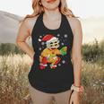Christmas Gingerbread Man Baseball Player Catcher Flowy Tank Christmas Gingerbread Man Baseball Player Catcher Flowy Tank