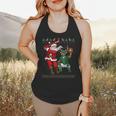 Christmas Santa Baseball Ugly Sweater Flowy Tank