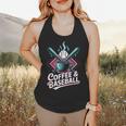 Coffee And Baseball Baseball Player Flowy Tank Coffee And Baseball Baseball Player Flowy Tank