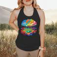 Colorful Baseball Field Home Run Baseball Player Fans Flowy Tank Colorful Baseball Field Home Run Baseball Player Fans Flowy Tank