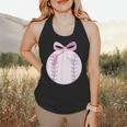 Coquette Baseball Mom Pink Bow Baseball Mama Flowy Tank Coquette Baseball Mom Pink Bow Baseball Mama Flowy Tank