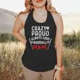 Crazy Proud Always Loud Baseball Mom Flowy Tank